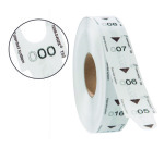 Tickets turnomatic 31x67mm color blanco rollo 4000 tickets