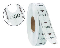 Tickets turnomatic 31x67mm color blanco rollo 4000 tickets