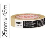 Cinta adhesiva tesa para pintar nopi 45 mt x 25 mm
