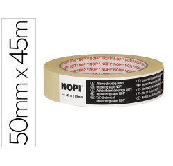 Cinta adhesiva tesa para pintar nopi 45 mt x 50 mm