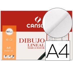 Papel dibujo marca mayor 160gr din a4 minipack de 10 hojas