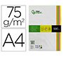 Papel color liderpapel din a4 75 gr neon 4 colores surtidos paquete de 500 hojas