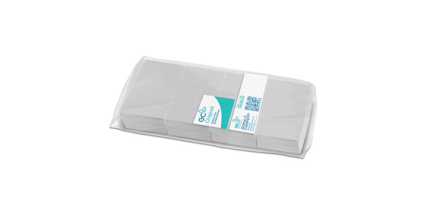 Servilleta mini gc blanca 9x12'2 cm 1 capa paquete de 400 unidades