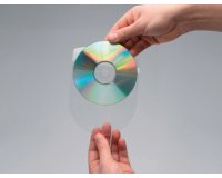 Funda autoadhesiva para cd q-connect con solapa pack de 10 unidades
