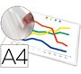 Funda autoadhesiva q-connect din a4 210x297mm pack de 5 unidades