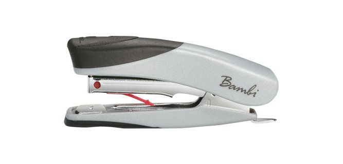 Grapadora rexel bambi colores opacos capacidad de 10 hojas con caja de grapas nº 25