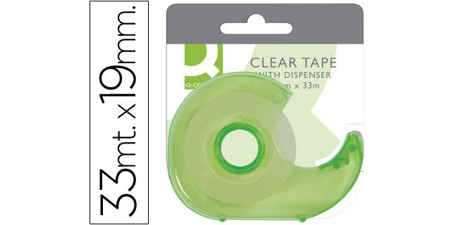 Miniportarrollo q-connect para cinta de 33 m x 19 mm