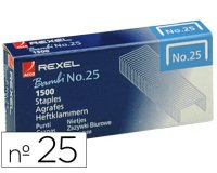Grapas rexel nº25 21/4 caja de 1500 unidades