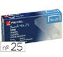 Grapas rexel nº25 21/4 caja de 1500 unidades