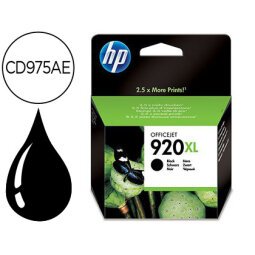 HP 920XL CD975AE Cartucho original Negro (1200 páginas)