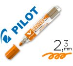 Rotulador pilot v board master para pizarra blanca naranja tinta liquida trazo 2,3mm