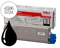 Oki 43865724 Tóner original negro de alta capacidad (8000 páginas)
