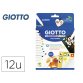 Rotulador giotto decor materials caja de 12 unidades colores surtidos