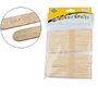 Palillo para manualidades liderpapel madera color natural 15x2 cm bolsa de 100 unidades