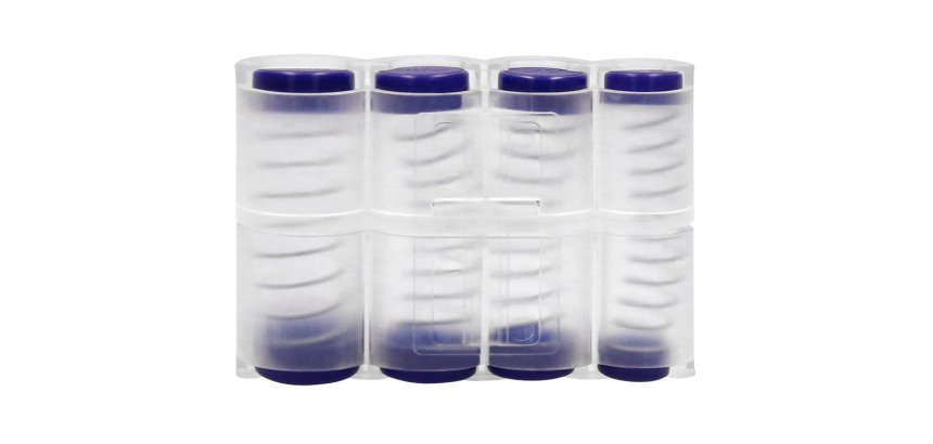 Portamonedas q-connect con muelle valido para 8 fracciones de euros