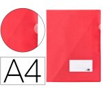 Carpeta liderpapel dossier a4 uñero color rojo
