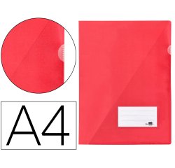 Carpeta liderpapel dossier a4 uñero color rojo
