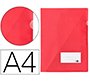 Carpeta liderpapel dossier a4 uñero color rojo