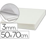 Carton pluma liderpapel blanco adhesivo 1 cara 50x70 cm espesor 3 mm