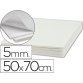 Carton pluma liderpapel blanco adhesivo 1 cara 50x70 cm espesor 5 mm