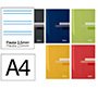 Libreta liderpapel scriptus a4 48 hojas 90gr pauta 5ª 2.5mm con margen