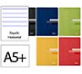 Libreta liderpapel scriptus a5 plus 48 hojas 90gr horizontal con margen