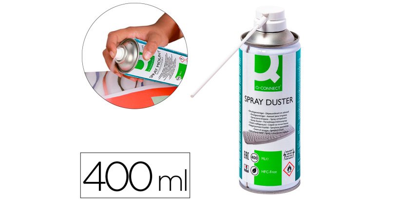 Aire a presion q-connect para limpieza general bote de 400 ml