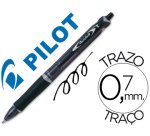 Boligrafo pilot acroball negro tinta aceite punta de bola de 1,0mm retractil