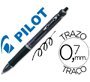 Boligrafo pilot acroball negro tinta aceite punta de bola de 1,0mm retractil