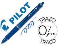 Boligrafo pilot acroball azul tinta aceite punta de bola de 1,0mm retractil