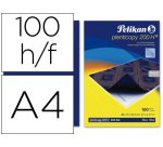 Papel carbon pelikan azul din a4 caja de 100 hojas