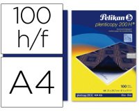 Papel carbon pelikan azul din a4 caja de 100 hojas