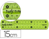 Regla maped plastico flexible 15 cm colores surtidos