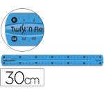 Regla maped plastico flexible de 30 cm colores surtidos