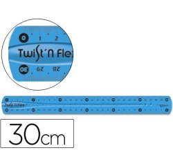 Regla maped plastico flexible de 30 cm colores surtidos