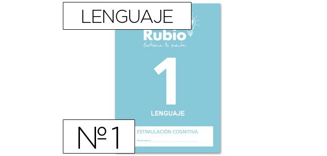 Cuaderno rubio entrena tu mente estimulación cognitiva lenguaje 1