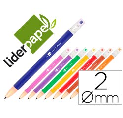 Portaminas liderpapel 2 mm colores surtidos