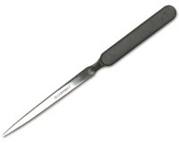 Abrecartas q-connect con mango de plastico negro longitud 190 mm
