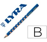 Lapices de grafito lyra groove triangular mina b de 4,25 mm