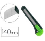 Cuter q-connect plastico ancho con asa para colgar cuchilla 18 mm xd-43 blister 1 unidad