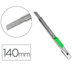 Cuter q-connect metalico estrecho cuchilla 9 mm con clip blister 1 unidad