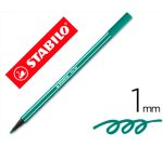 Rotulador stabilo acuarelable pen 68 verde esmeralda punta gruesa 1mm