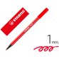 Rotulador stabilo acuarelable pen 68 rojo carmin punta gruesa 1mm