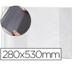 Forralibro pvc con solapa ajustable adhesivo 280x530 mm