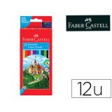 Lapices de colores faber castell hexagonal madera reforestada caja de 12 unidades colores surtidos