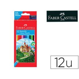 Lapices de colores faber-castell c/ 12 colores hexagonal madera reforestada