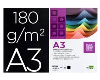 Cartulinas de colores A3 180 g Liderpapel - Paquete de 100
