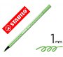 Rotulador stabilo acuarelable pen 68 verde hielo punta gruesa 1mm