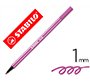 Rotulador stabilo acuarelable pen 68 lila punta gruesa 1mm