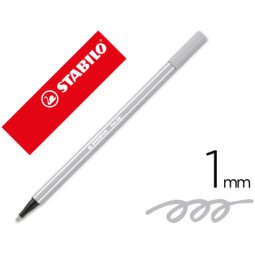 Rotulador stabilo acuarelable pen 68 gris azulado palido punta gruesa 1mm